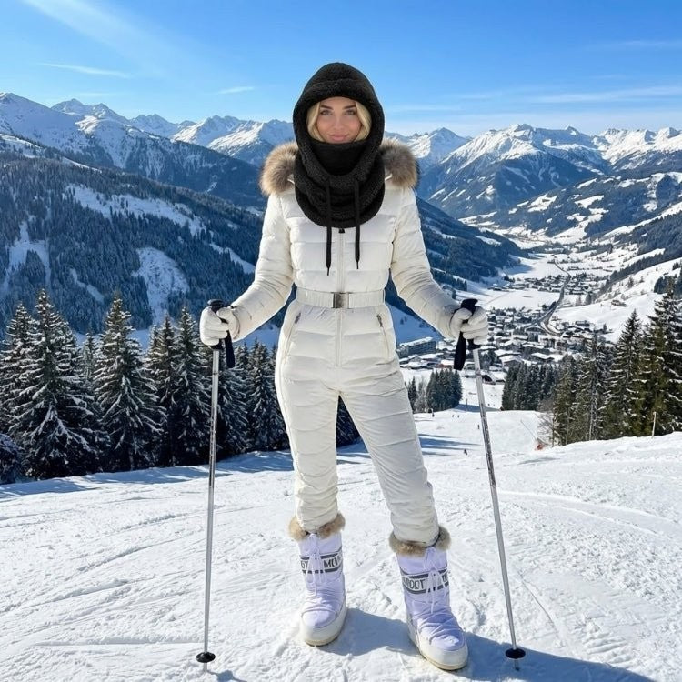 Saskia | Thermal Sherpa Fleece Balaclava Hood photo