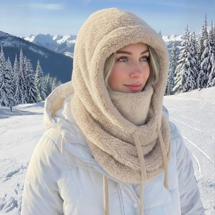 Saskia | Thermal Sherpa Fleece Balaclava Hood photo
