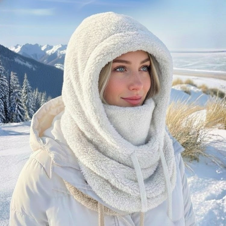 Saskia | Thermal Sherpa Fleece Balaclava Hood photo