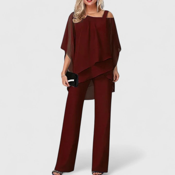 Serena | Elegant Two-Piece Pant Set