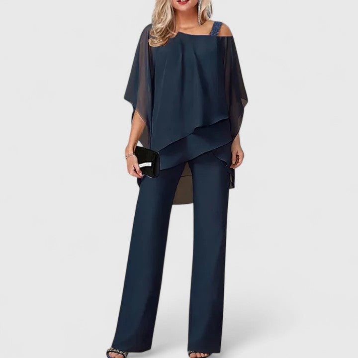 Serena | Elegant Two-Piece Pant Set