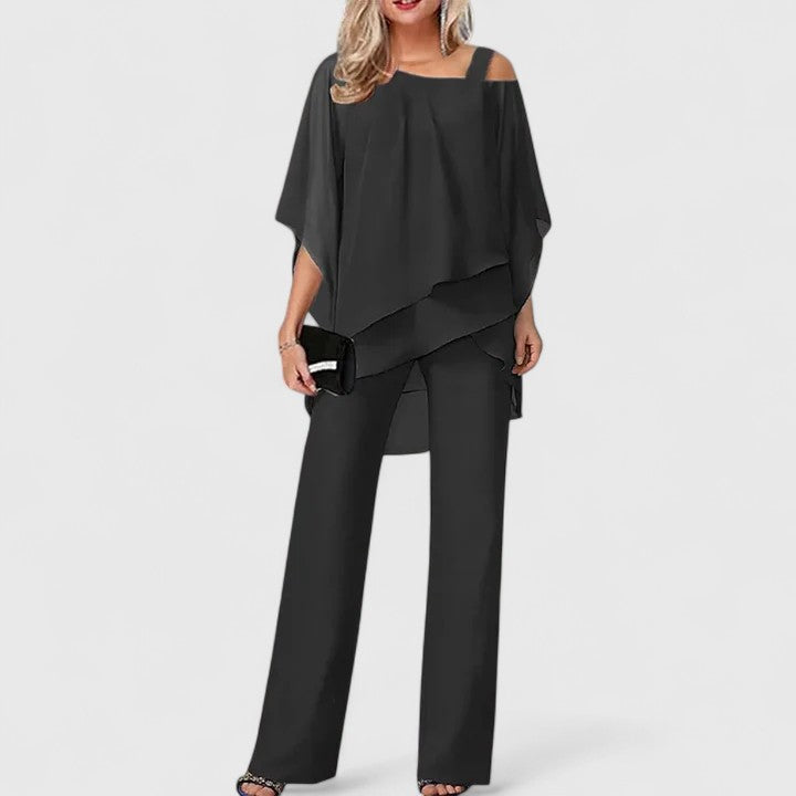 Serena | Elegant Two-Piece Pant Set