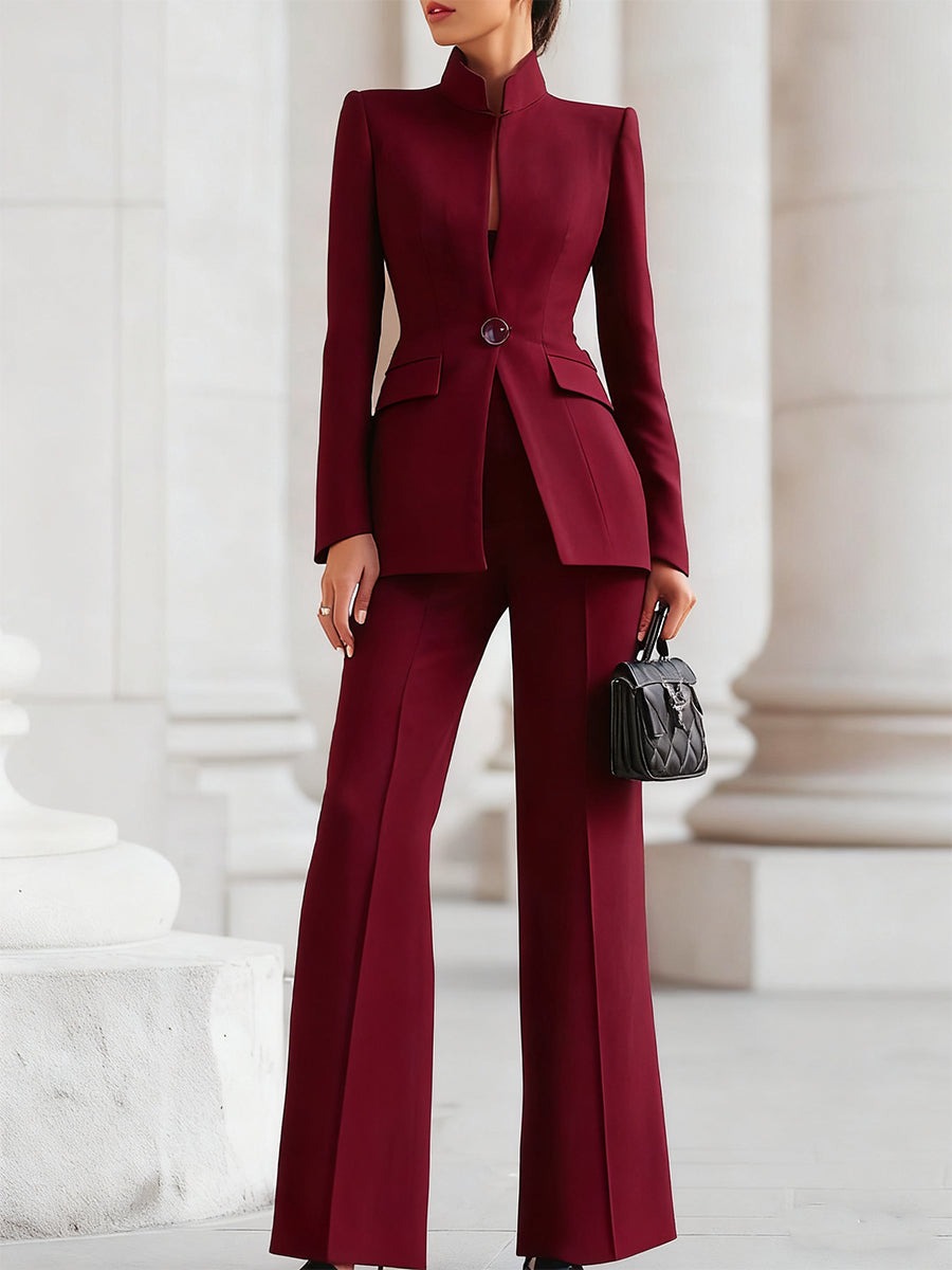Sharla | Elegant Blazer & Trouser Suit Set