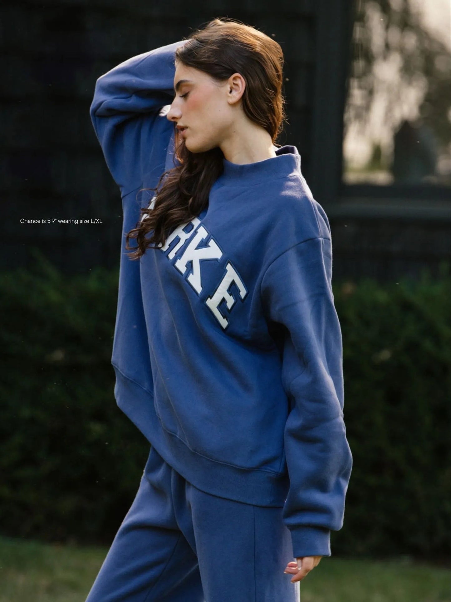 Sabine | Classic Varsity Mockneck Sweatshirt