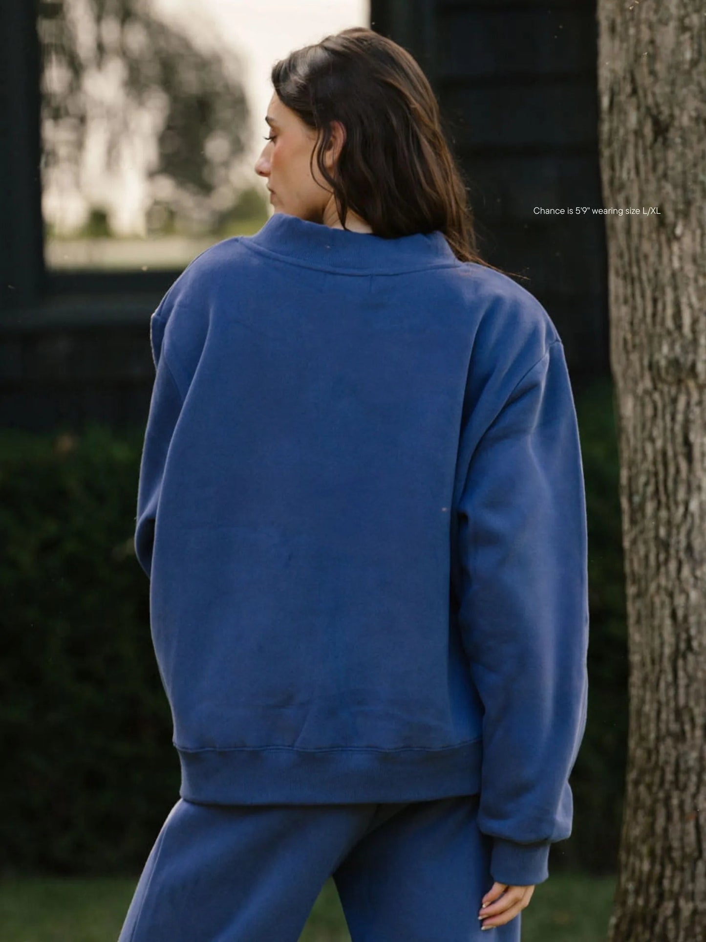 Sabine | Classic Varsity Mockneck Sweatshirt