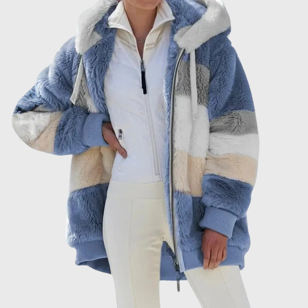 Ophira | Women's Elegant Multicolor Warm Puffer jacket