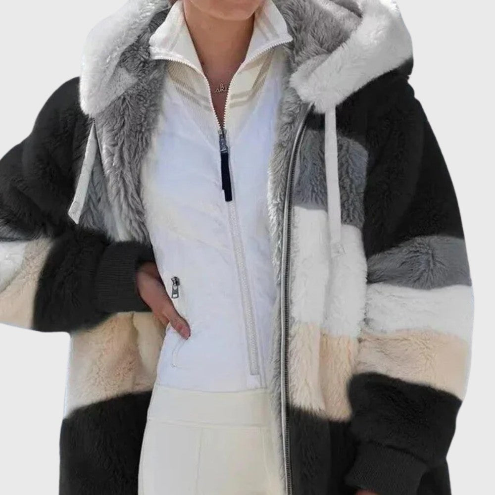 Ophira | Women's Elegant Multicolor Warm Puffer jacket