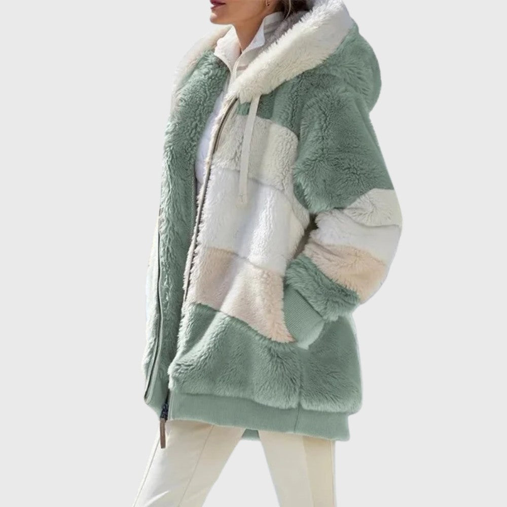 Ophira | Women's Elegant Multicolor Warm Puffer jacket