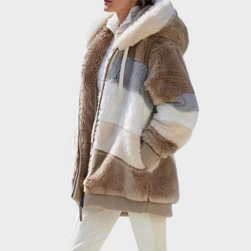Ophira | Women's Elegant Multicolor Warm Puffer jacket