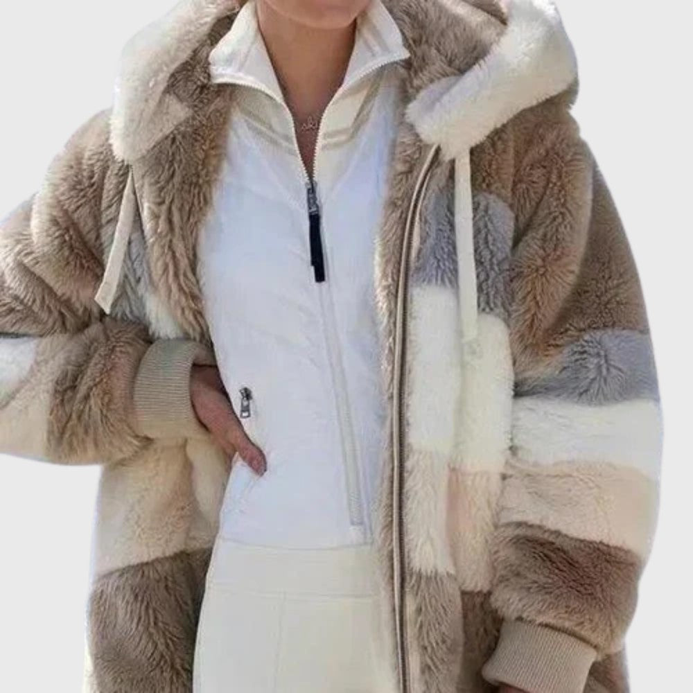Ophira | Women's Elegant Multicolor Warm Puffer jacket