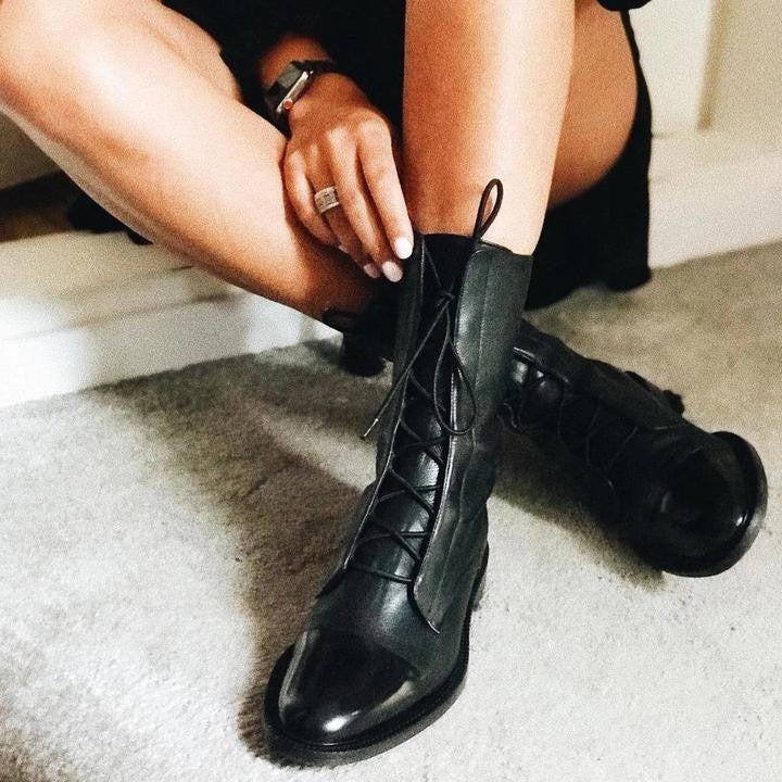 Sophia | Women's Elegant Lace-Up Ankle Boots