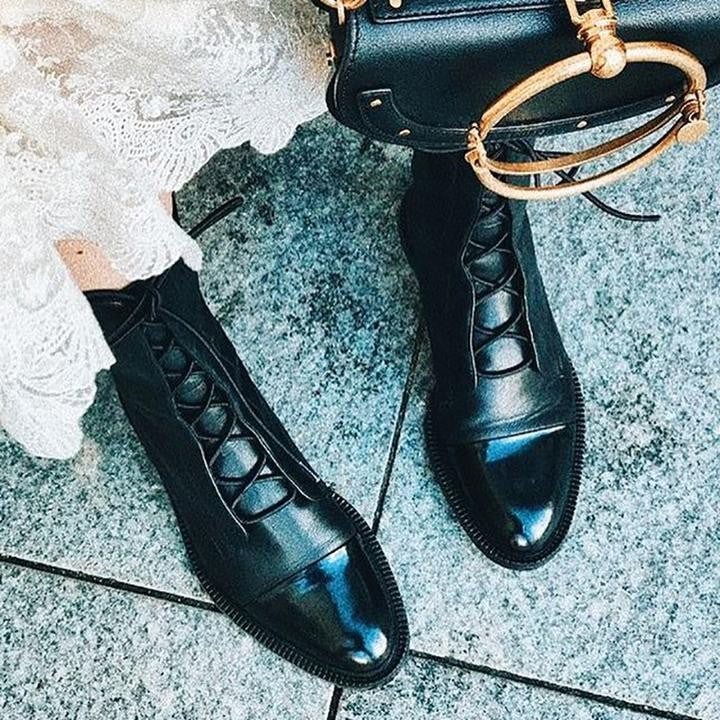 Sophia | Women's Elegant Lace-Up Ankle Boots