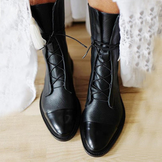 Sophia | Women's Elegant Lace-Up Ankle Boots