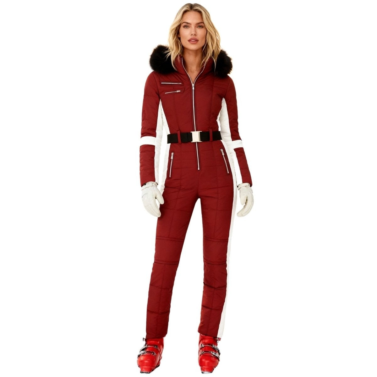 Talitha | Belted One-Piece Ski Suit photo