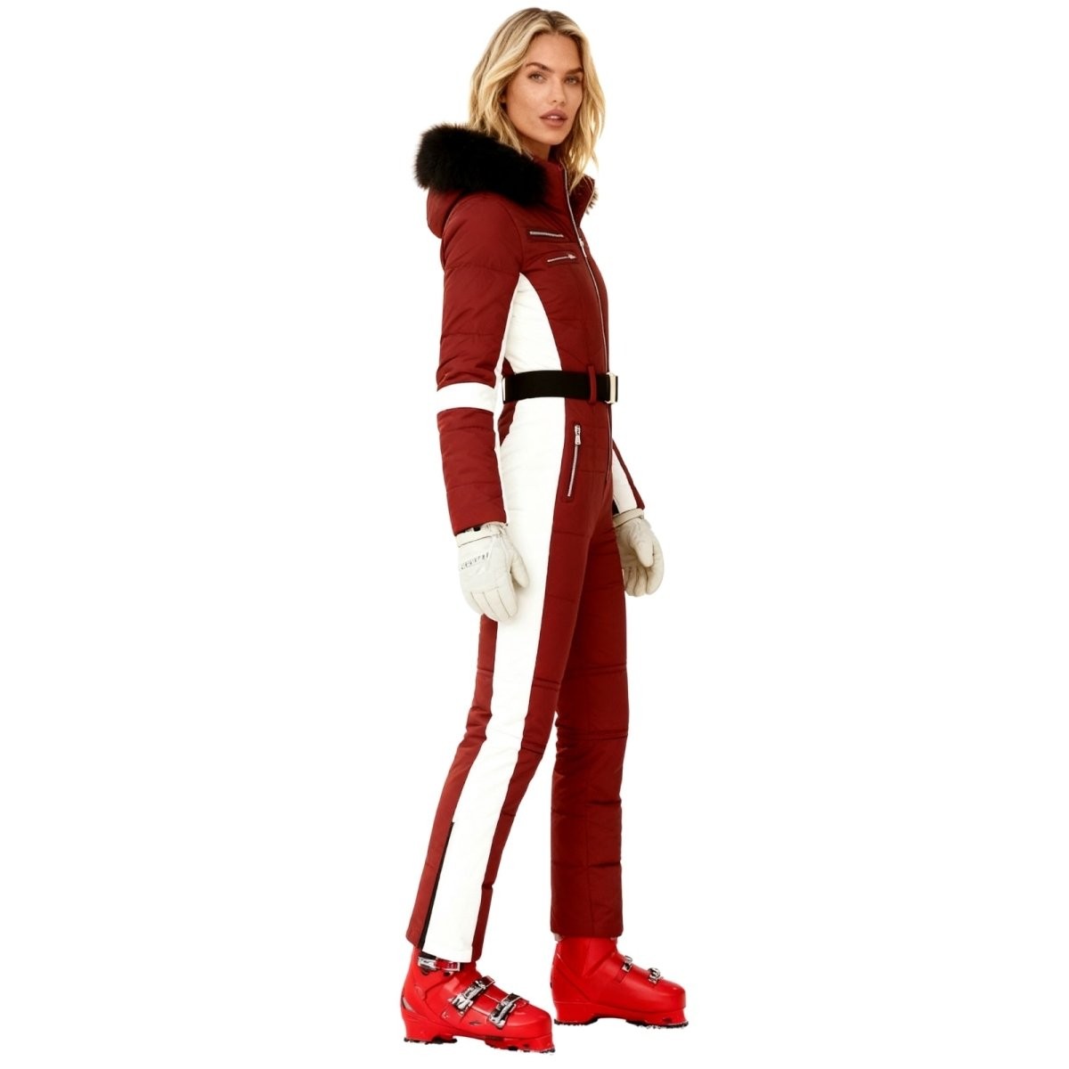 Talitha | Belted One-Piece Ski Suit photo
