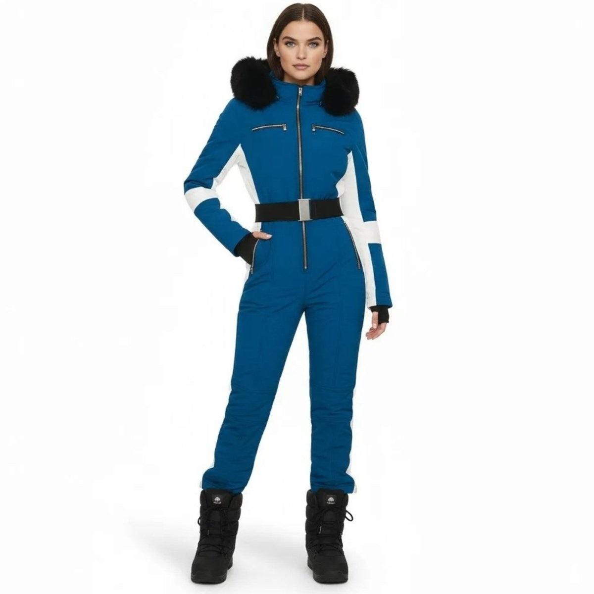 Talitha | Belted One-Piece Ski Suit photo