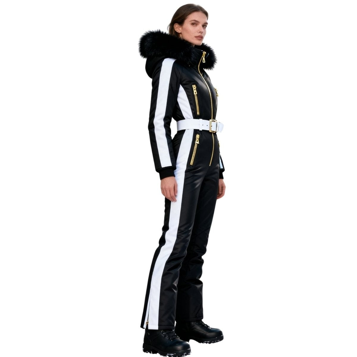 Talitha | Belted One-Piece Ski Suit photo