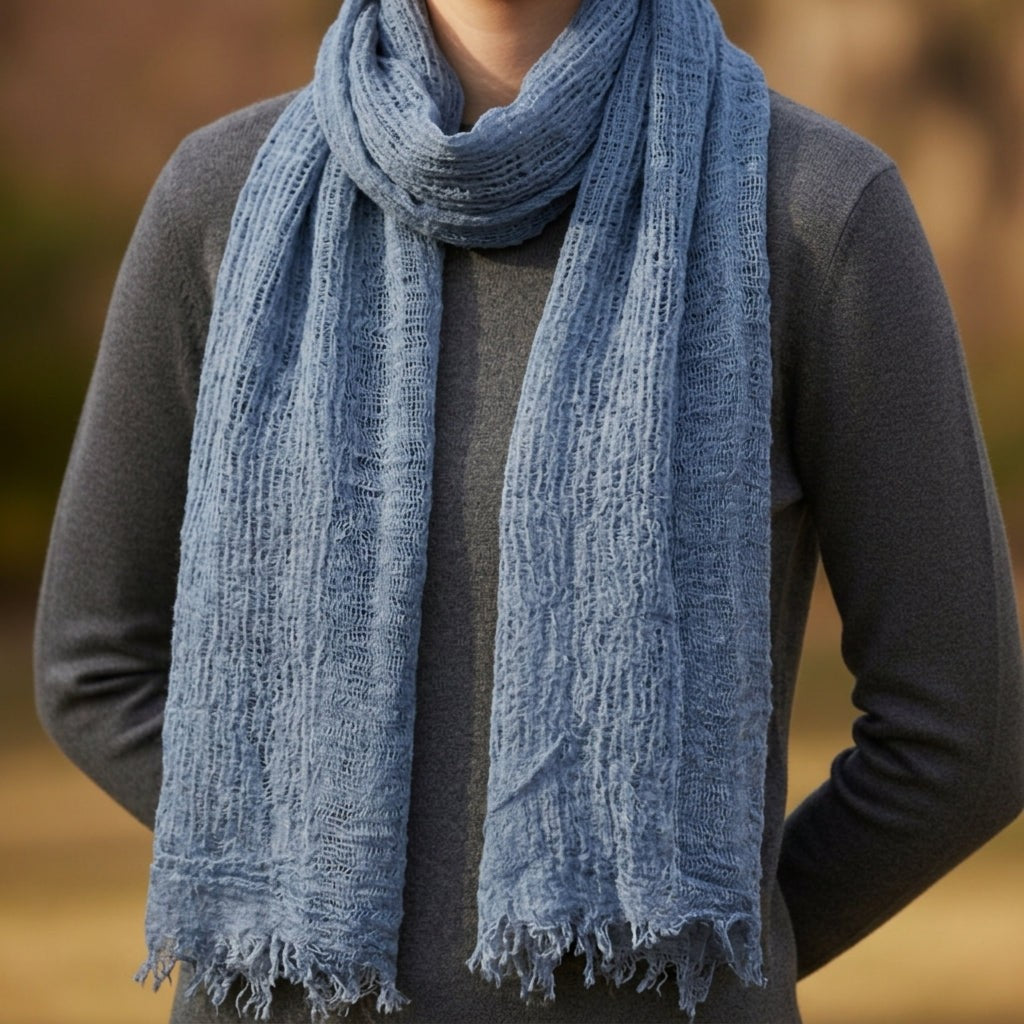 Thalia | Frayed Edge Scarf photo