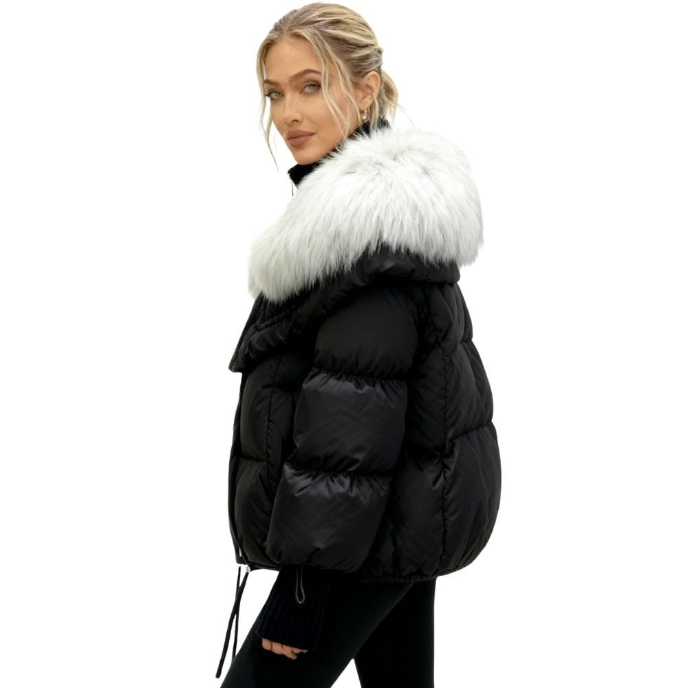 Valeria | Fur Collar Down Puffer Jacket photo