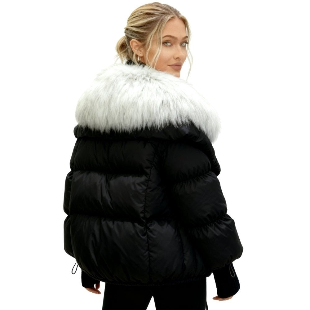 Valeria | Fur Collar Down Puffer Jacket photo
