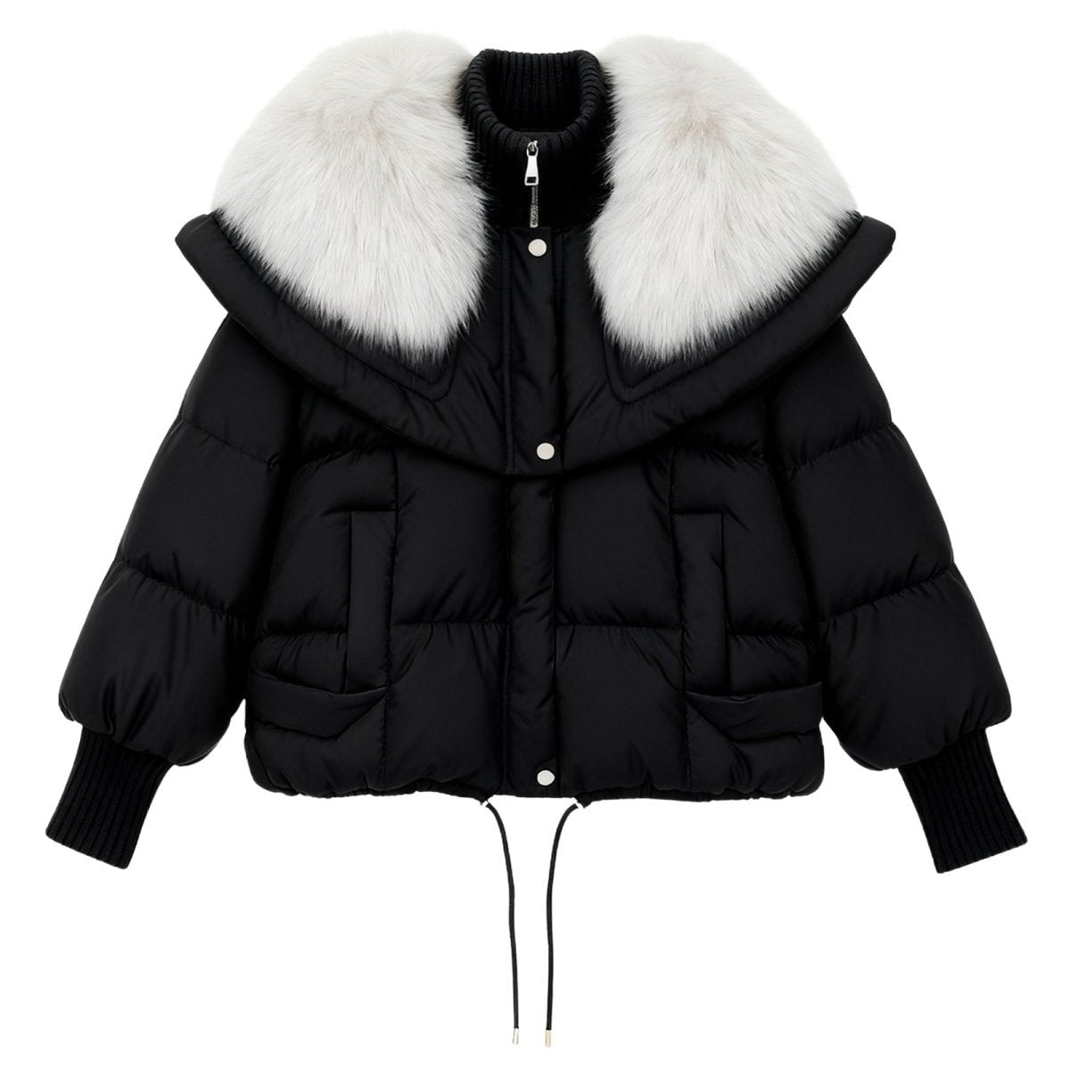 Valeria | Fur Collar Down Puffer Jacket photo