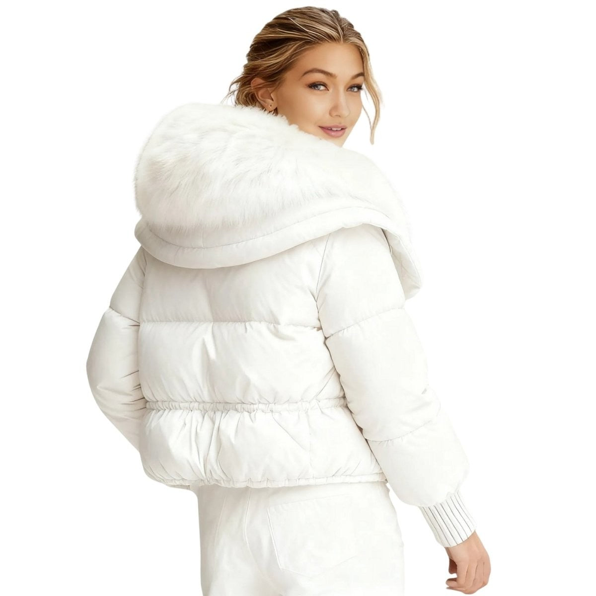 Valeria | Fur Collar Down Puffer Jacket photo
