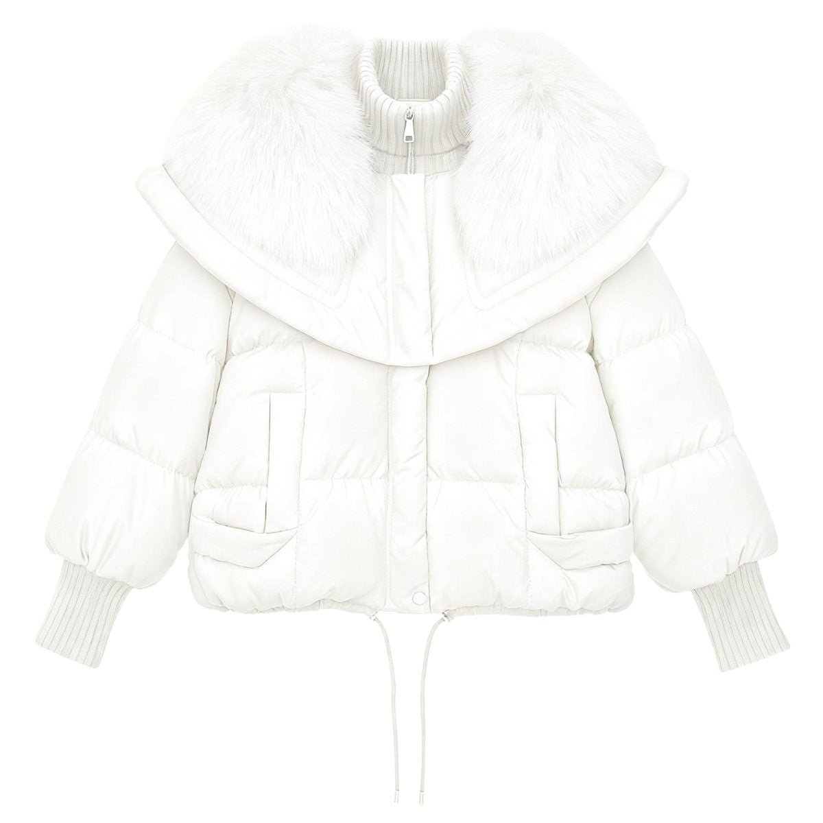 Valeria | Fur Collar Down Puffer Jacket photo