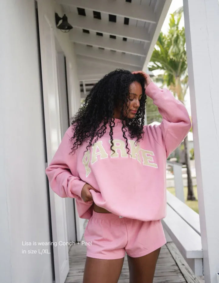 Wynn | Polished Varsity Oversized Sweatshirt