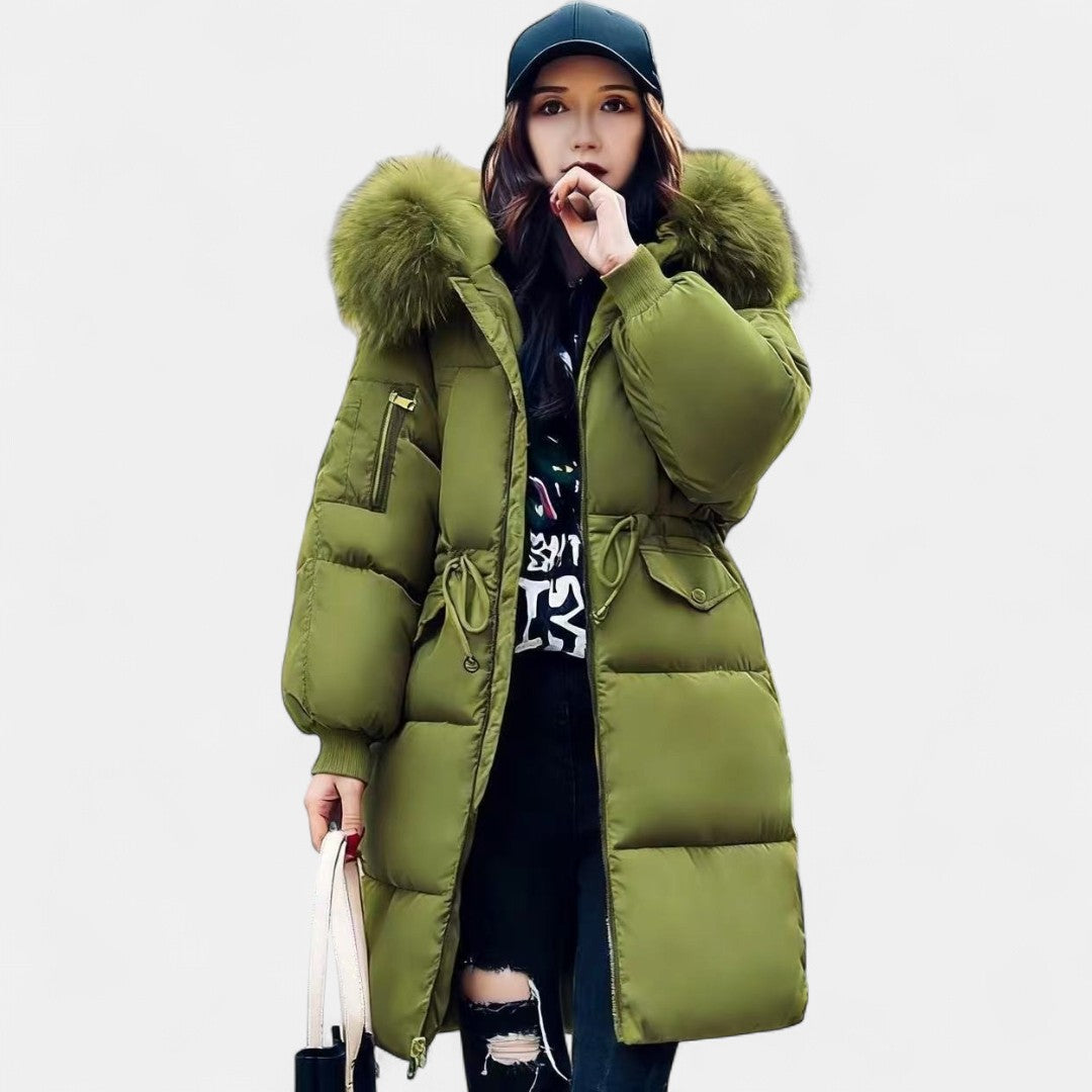 Winta | Women's Long Puffer Coat Fur Hood