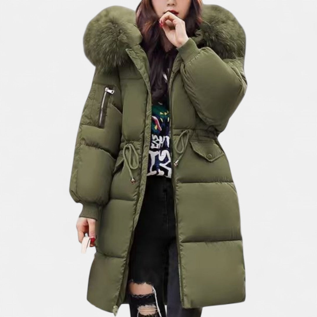 Winta | Women's Long Puffer Coat Fur Hood