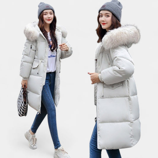 Winta | Women's Long Puffer Coat Fur Hood
