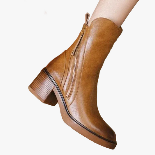 Kinsley | Ankle Boots with Block Heel