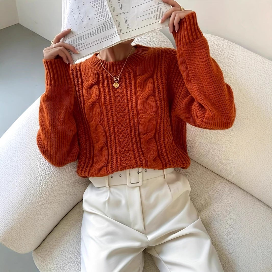 Piper | Chunky Knit Oversized V-Neck Sweater