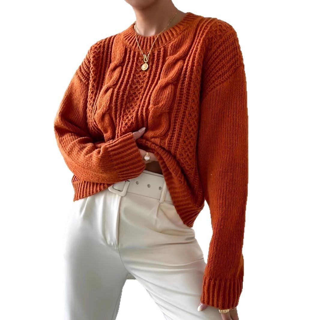 Piper | Chunky Knit Oversized V-Neck Sweater