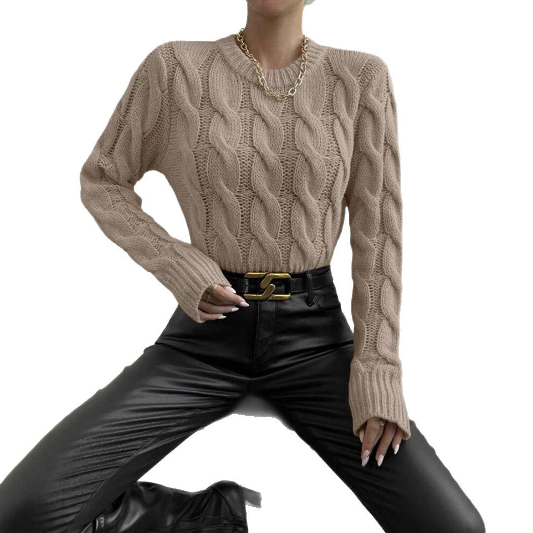 Sienna | Chunky Knit Sweater with High Collar