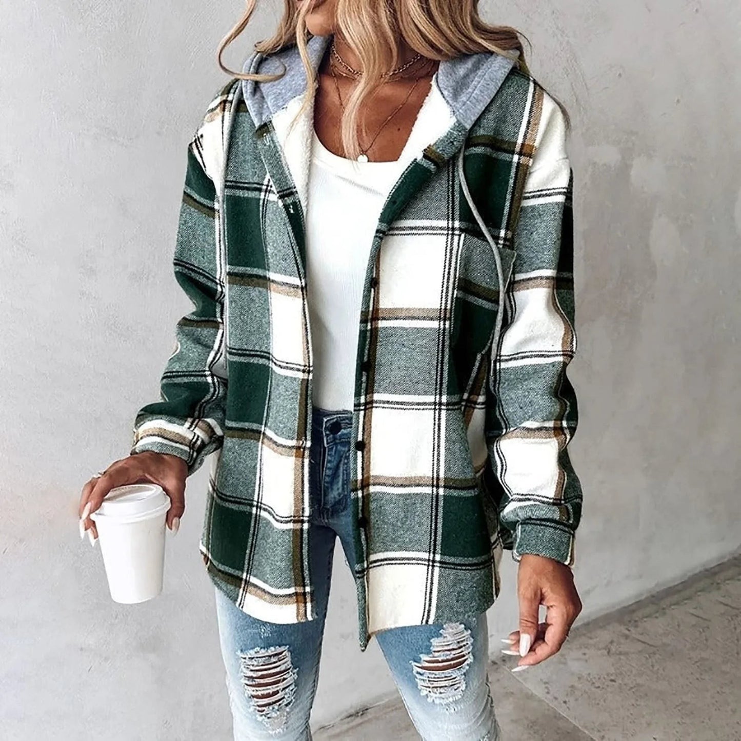 Sage | Tailored Autumn Jacket with Cozy Lining