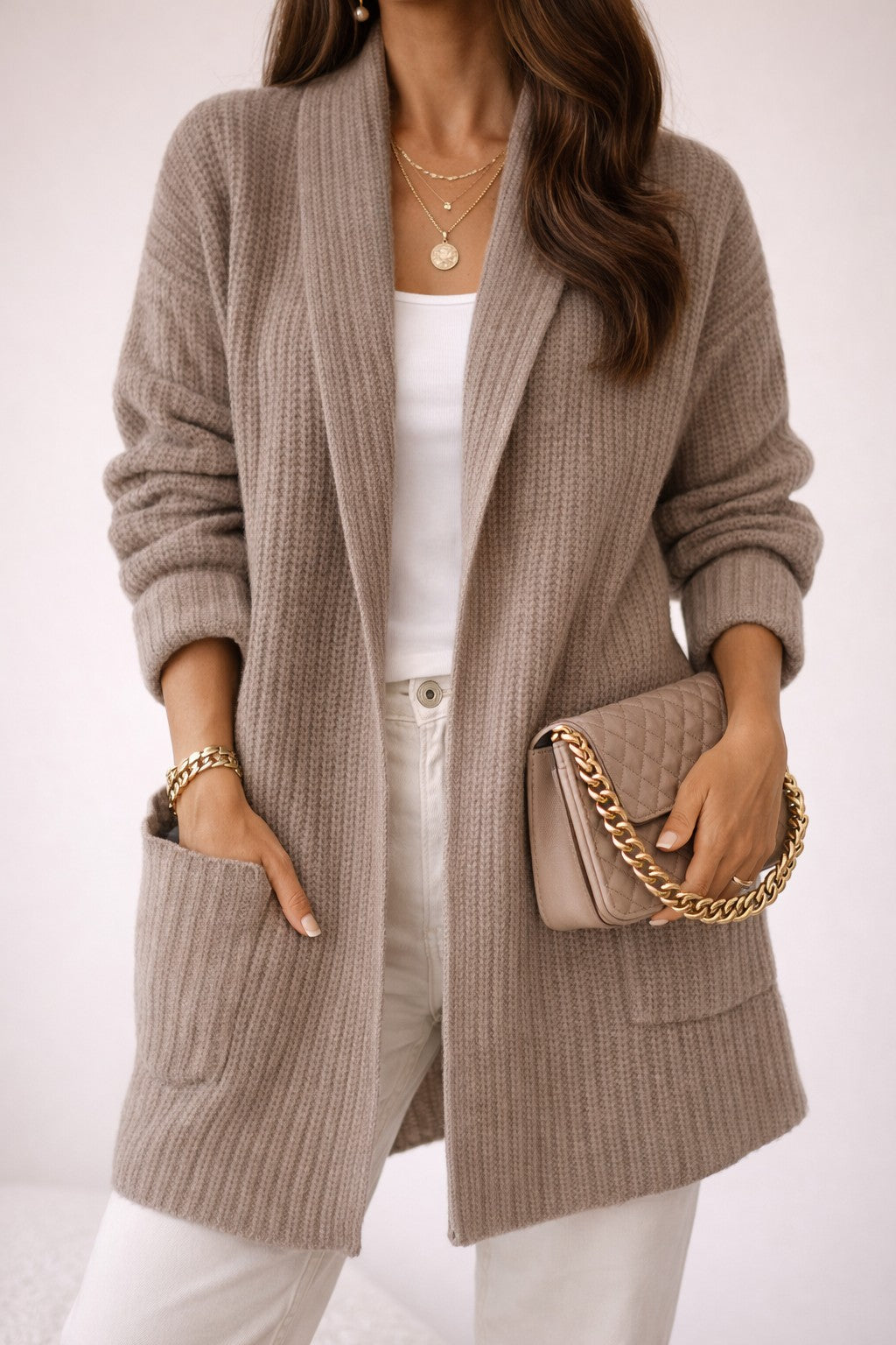 Hazel | Oversized Wool Cardigan