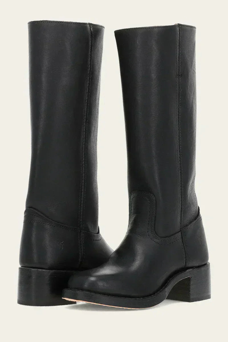 Peyton | Knee-High Boots with Block Heel