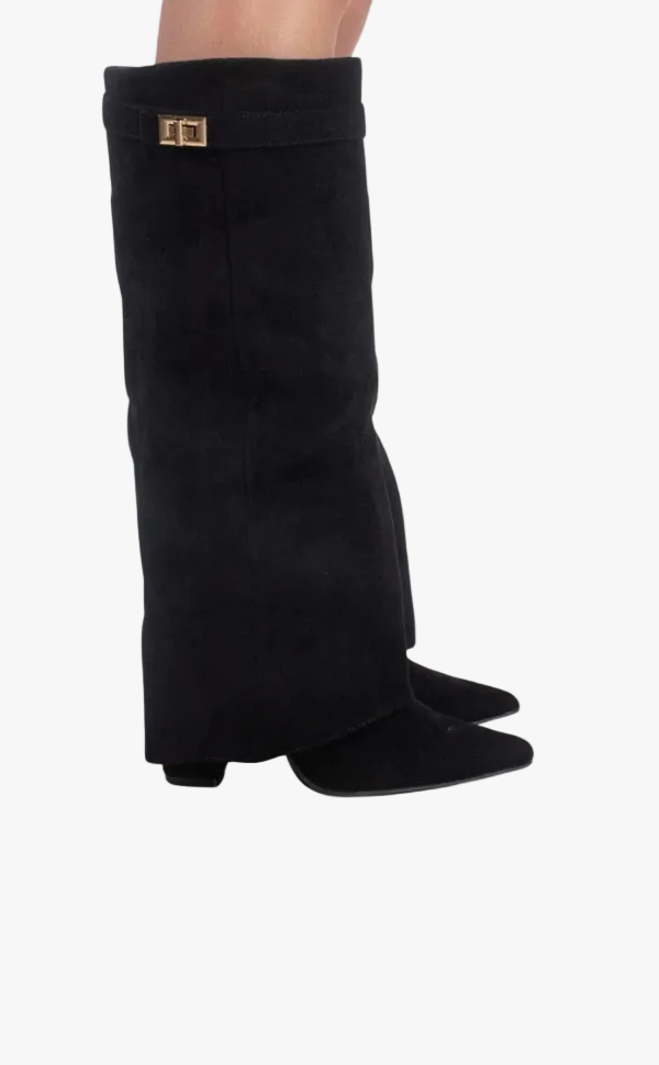 Wynter | Knee-High Boots with Buckle Strap