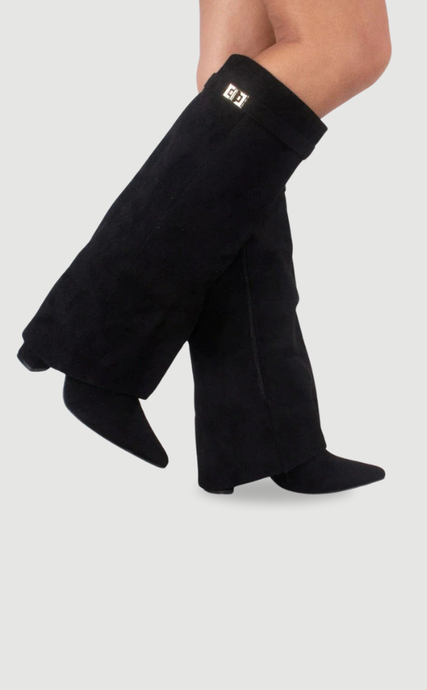 Wynter | Knee-High Boots with Buckle Strap