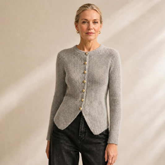 Fern | Longline Button-Down Cardigan