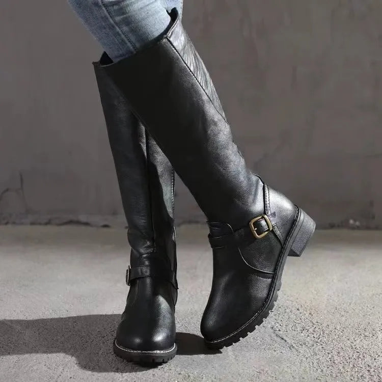 Rowan | Riding Boots with Buckle Strap