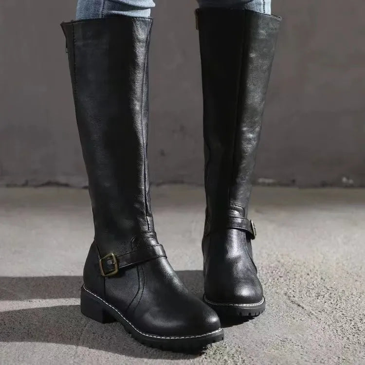 Rowan | Riding Boots with Buckle Strap