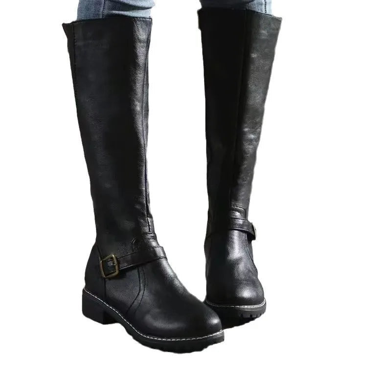 Rowan | Riding Boots with Buckle Strap