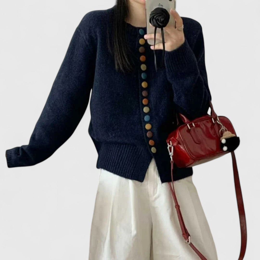Marigold | Soft Knit Cardigan with Button Details
