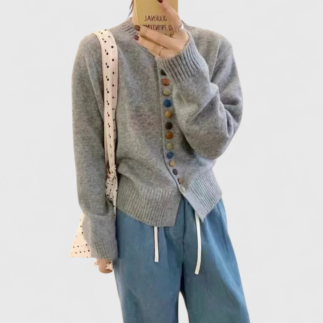 Marigold | Soft Knit Cardigan with Button Details