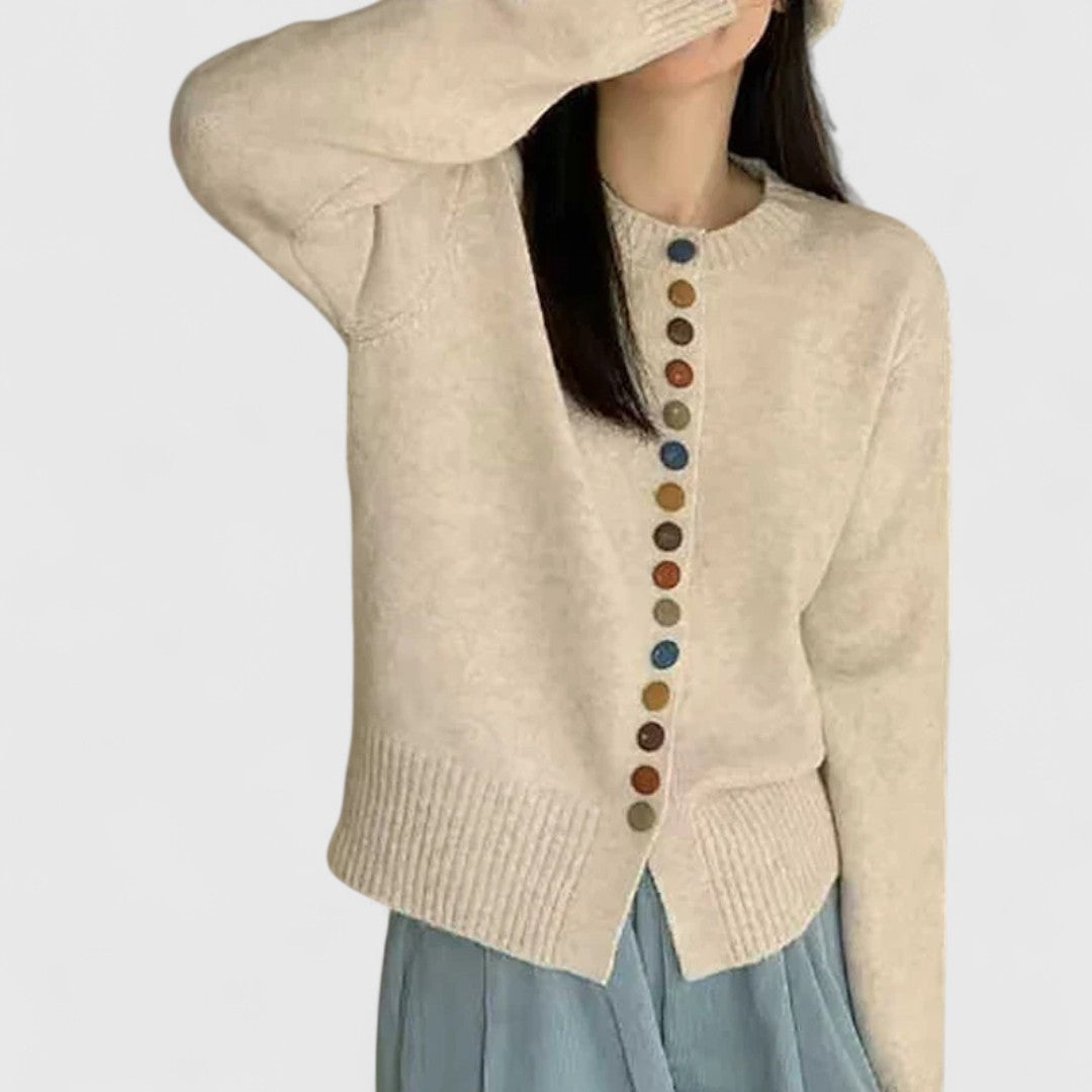 Marigold | Soft Knit Cardigan with Button Details