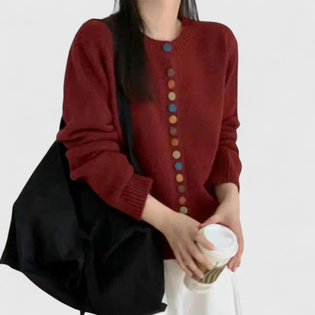 Marigold | Soft Knit Cardigan with Button Details