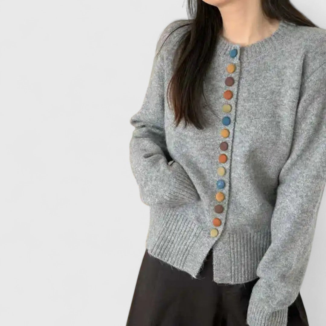 Marigold | Soft Knit Cardigan with Button Details