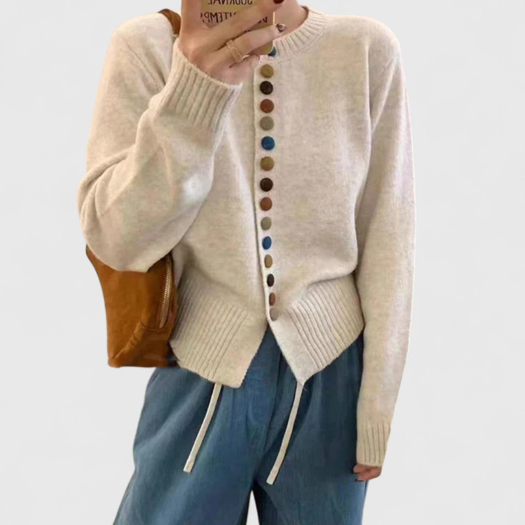 Marigold | Soft Knit Cardigan with Button Details